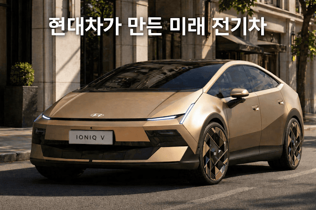 아이오닉 V 공개, 현대차가 만든 미래 전기차일까? 600km 주행거리와 27인치 화면의 충격 아이오닉 V 공개, 현대차가 만든 미래 전기차일까? 600km 주행거리와 27인치 화면의 충격