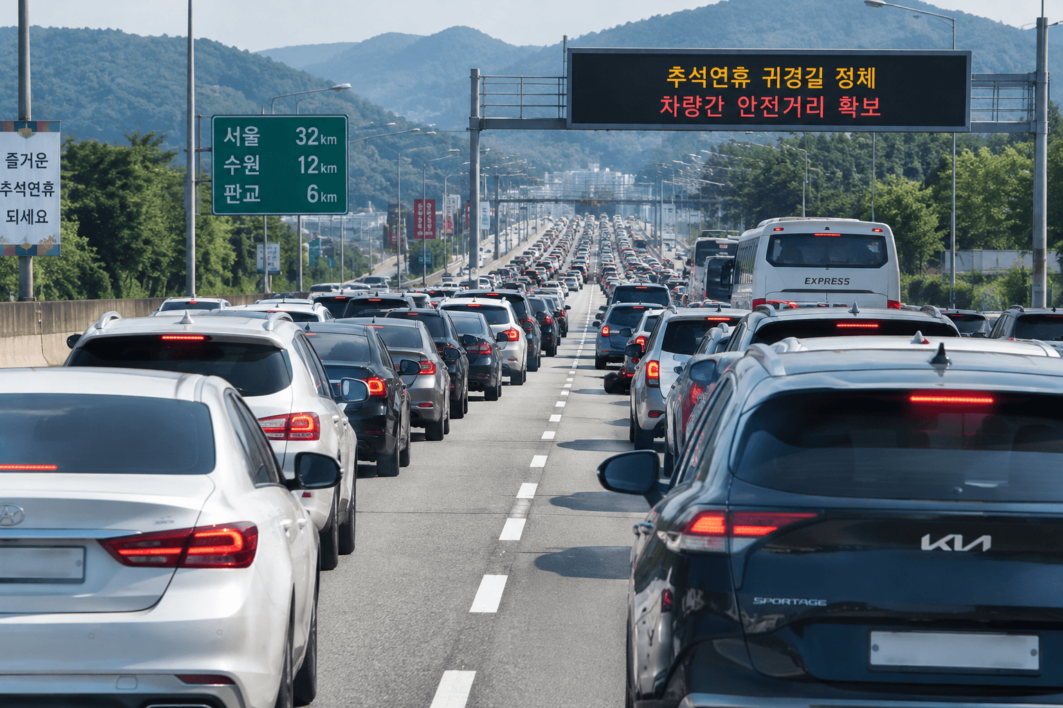 추석 귀경길, 출발 전에 꼭 확인해야 할 내 차 상태